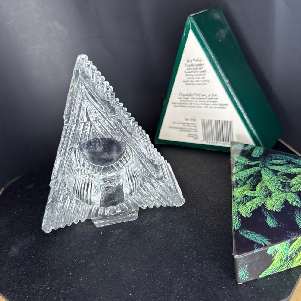 Colony Glass Tree Votive Holder